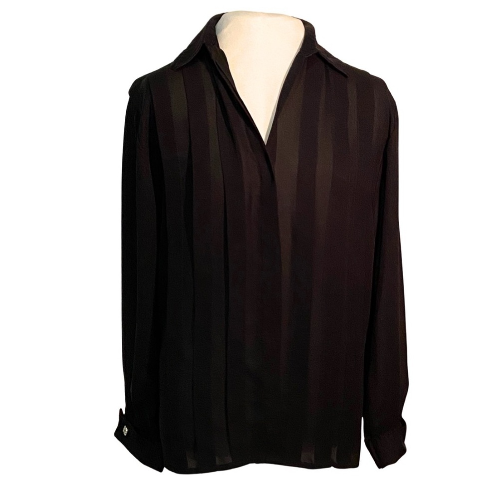 Vintage Christian Dior Classic Black Blouse